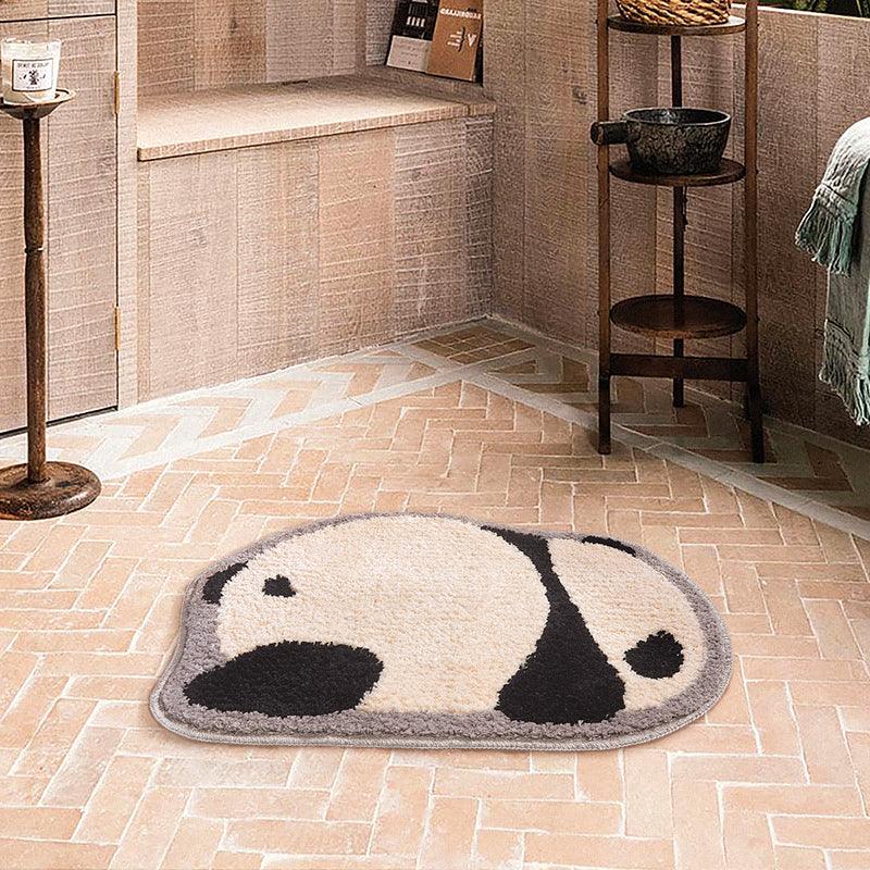 Sleeping Panda Bathroom Rug - HomeCozify