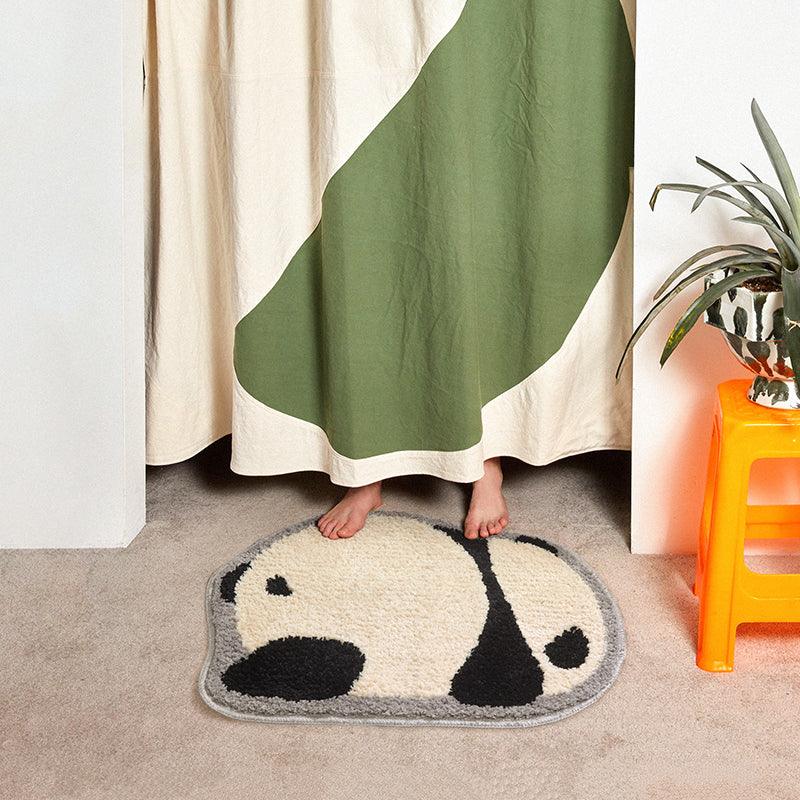 Sleeping Panda Bathroom Rug - HomeCozify