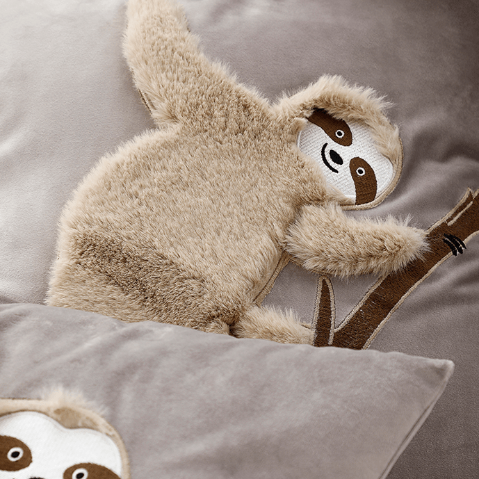 Sloth Pillow Cover & Insert - HomeCozify