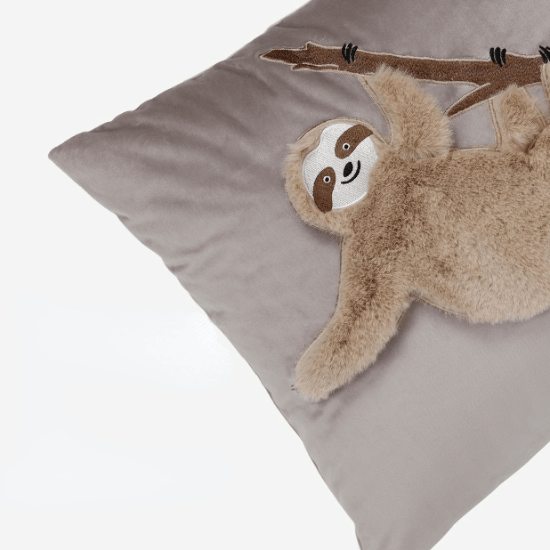 Sloth Pillow Cover & Insert - HomeCozify