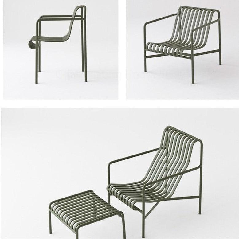 Solomia Metal Art Patio Chair - HomeCozify