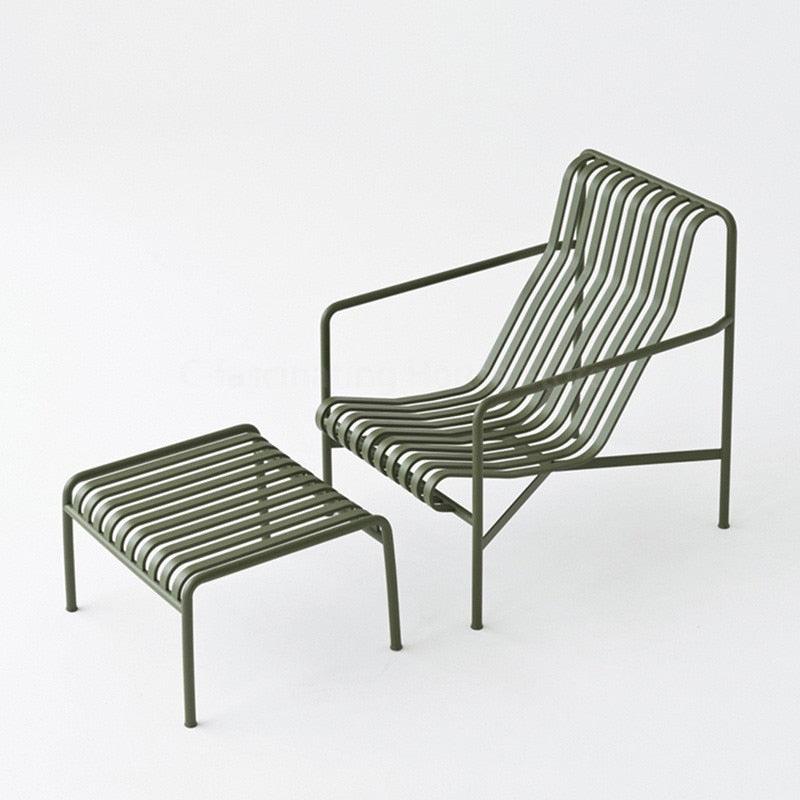 Solomia Metal Art Patio Chair - HomeCozify