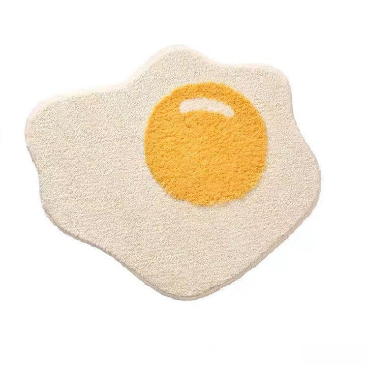 Sunny Side Up Egg Bathroom Rug - HomeCozify