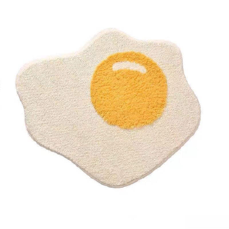 Sunny Side Up Egg Bathroom Rug - HomeCozify