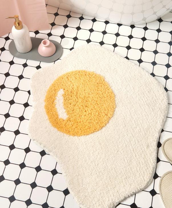 Sunny Side Up Egg Bathroom Rug - HomeCozify