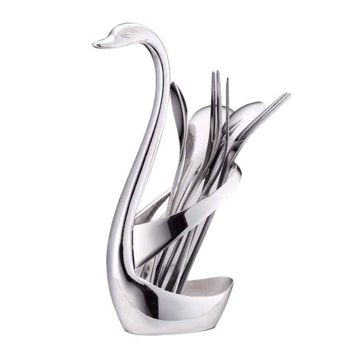 Swan Utensil Holder - HomeCozify