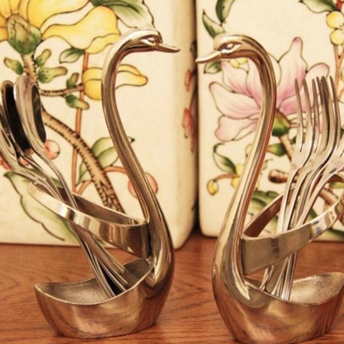 Swan Utensil Holder - HomeCozify