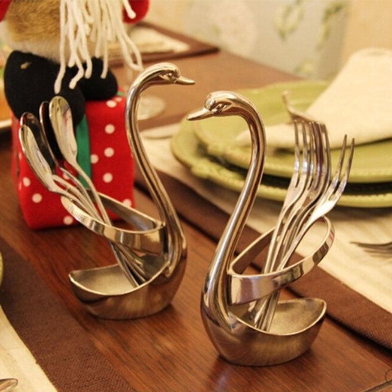 Swan Utensil Holder - HomeCozify