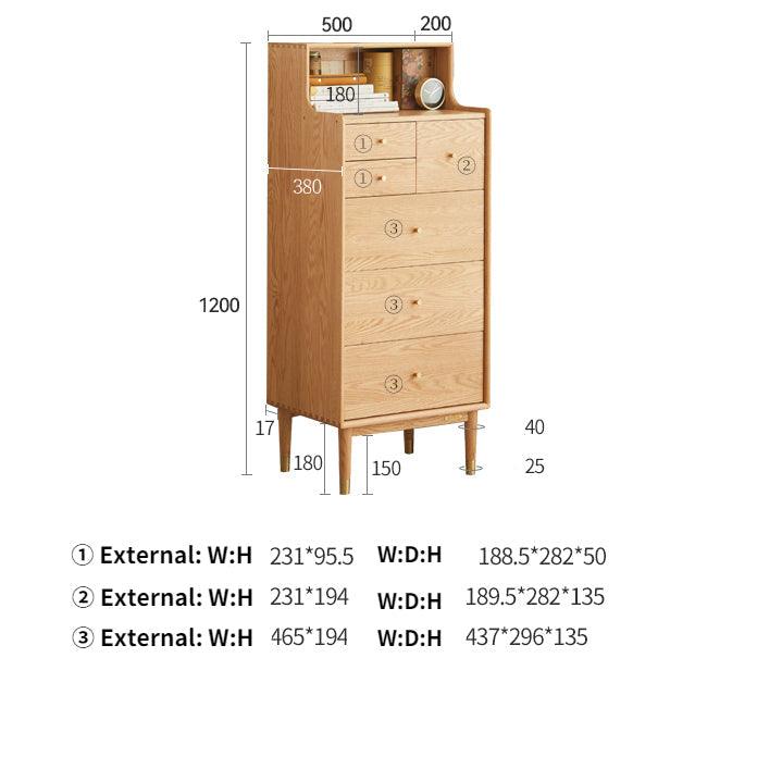 Tadej 6 Drawer Chest - HomeCozify