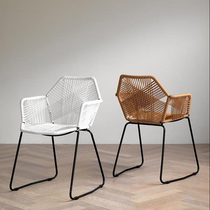 Talia Rattan Dining Chair (set of 2) - HomeCozify