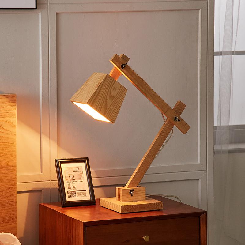 Thonet Solid Wood Table Lamp - HomeCozify