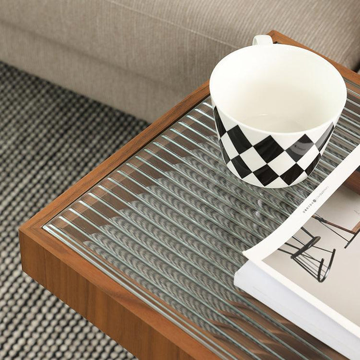 Todor Glass End Table - HomeCozify