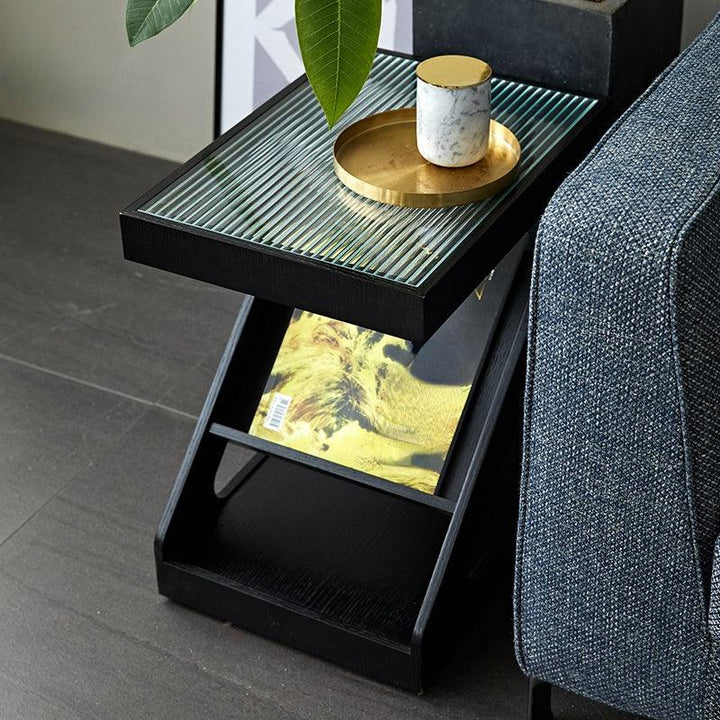 Todor Glass End Table - HomeCozify