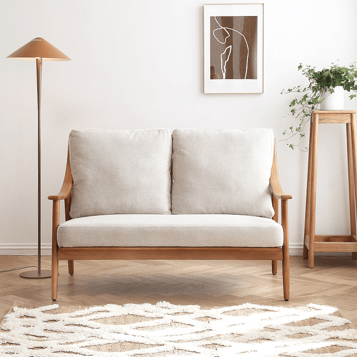 Tove Rubberwood Sofa - HomeCozify