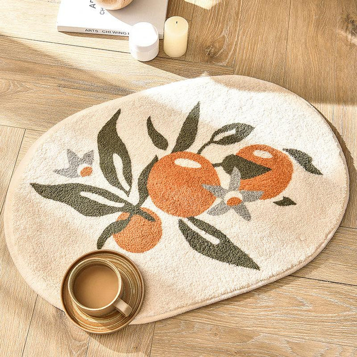 Ulla Flower Bath Mat - HomeCozify