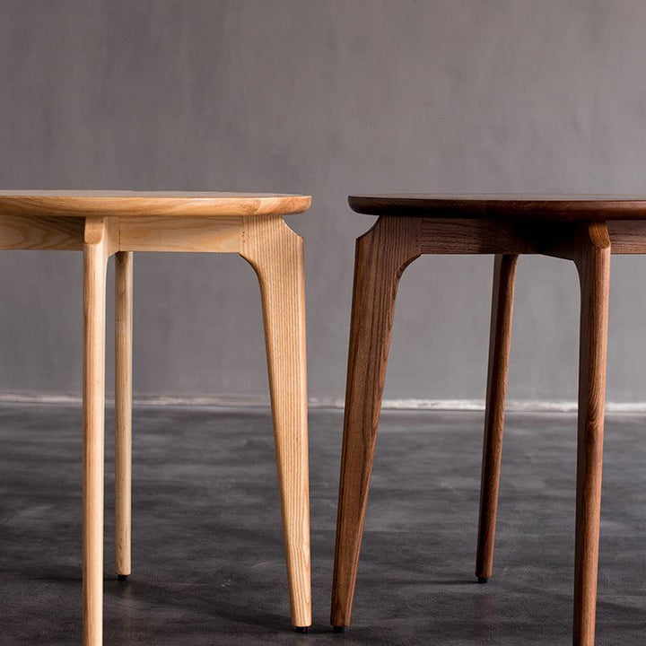 Ulrich Round Stool/End Table - HomeCozify