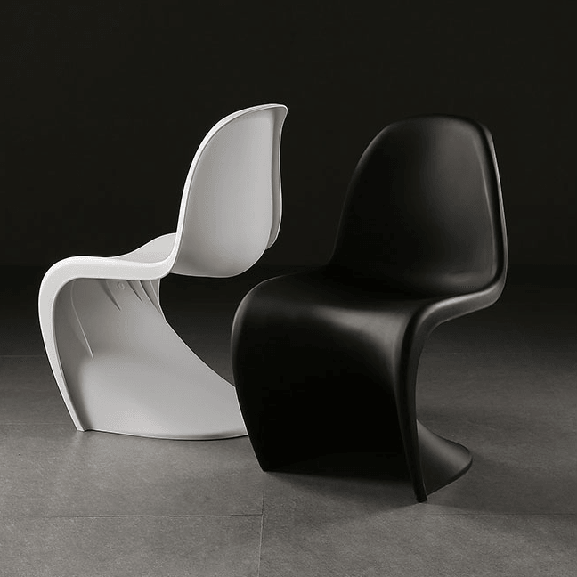 Ulyana Curve Chair( Set of 2) - HomeCozify