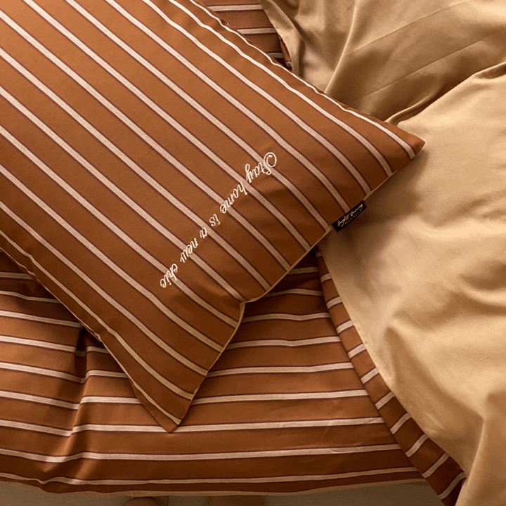 Vayk Stripe Sheet Set - HomeCozify