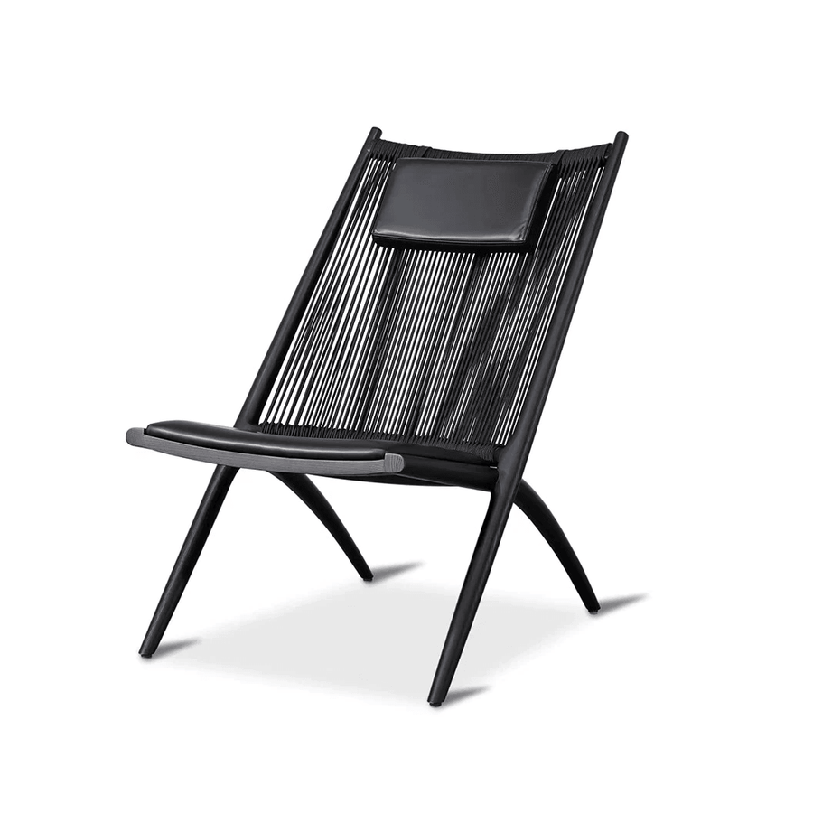 Vera Solid Wood Lounge Chair - HomeCozify