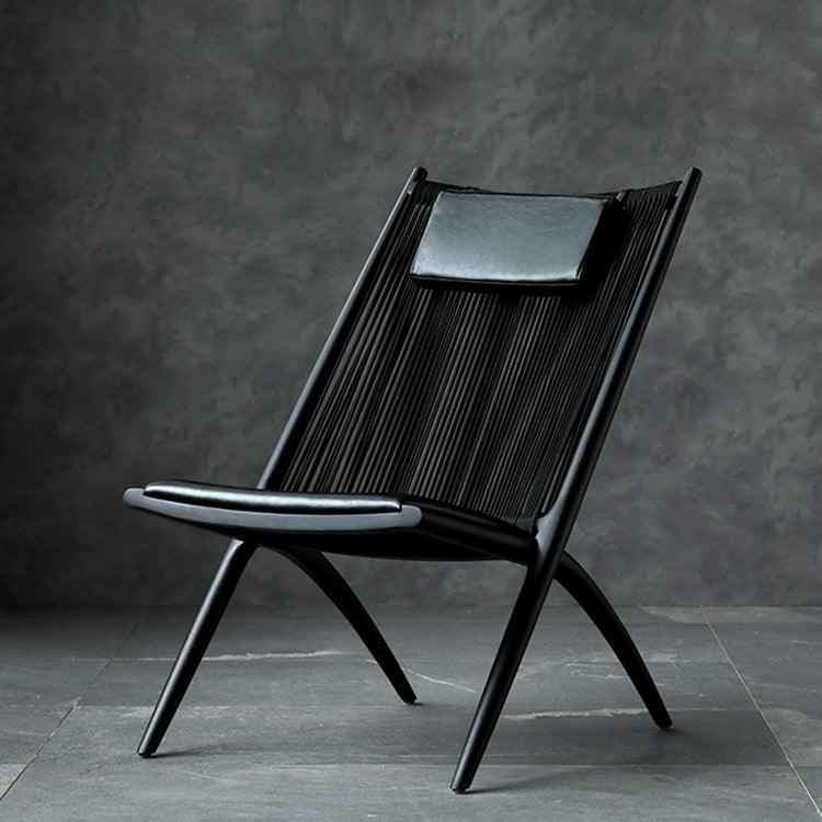 Vera Solid Wood Lounge Chair - HomeCozify