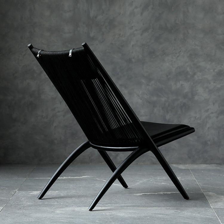 Vera Solid Wood Lounge Chair - HomeCozify