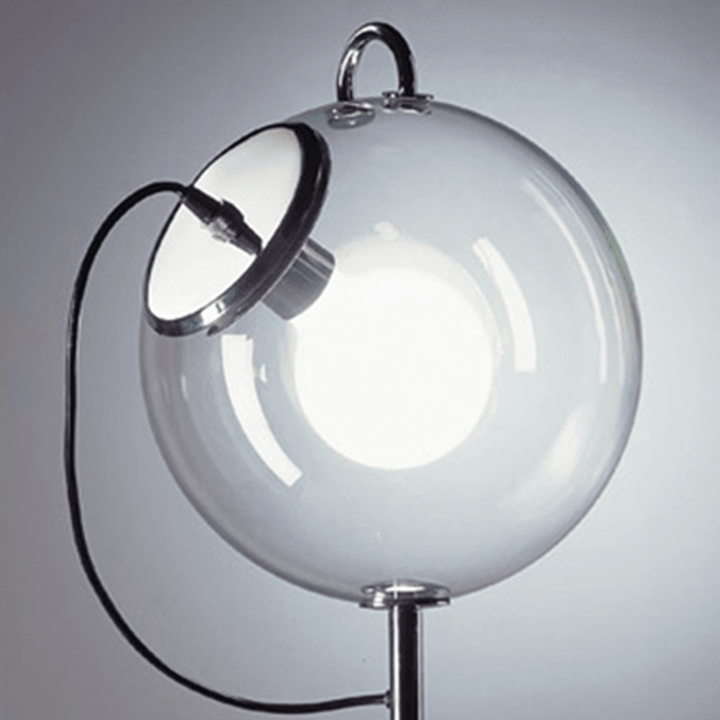 Vincenzo Transparent Glass Lamp - HomeCozify