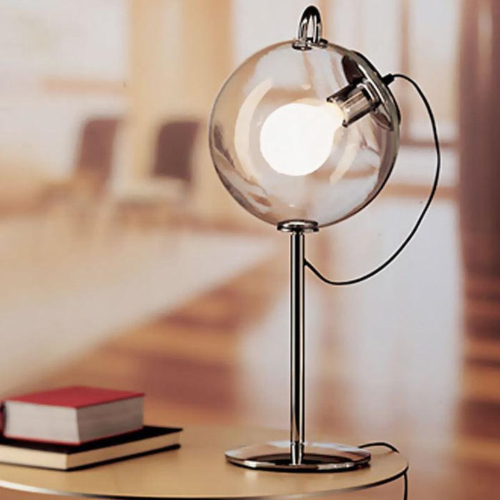 Vincenzo Transparent Glass Lamp - HomeCozify