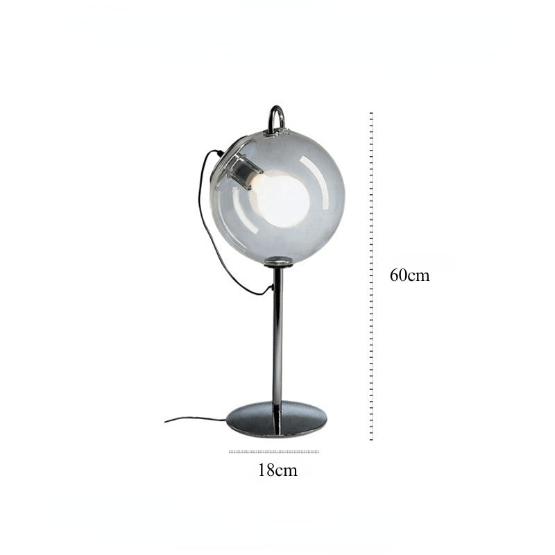 Vincenzo Transparent Glass Lamp