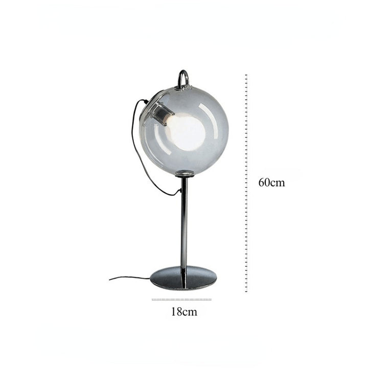 Vincenzo Transparent Glass Lamp