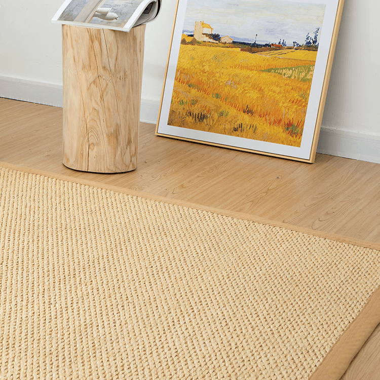 Vivana Beige Sisal Handmade Carpet - HomeCozify