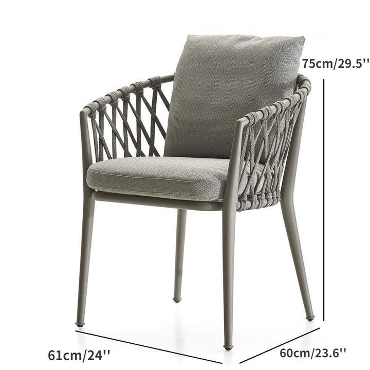 Vojkan Patio Dining Armchair(Set of 2) - HomeCozify