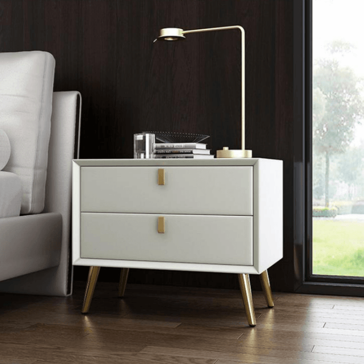 Volta 2 - Drawer Nightstand - HomeCozify