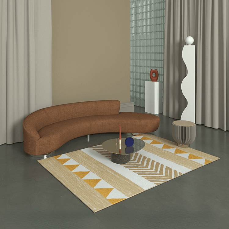 Wanda Yellow Area Rug - HomeCozify