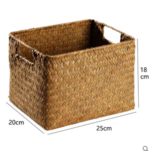 Xenia Seagrass Storage Basket - HomeCozify