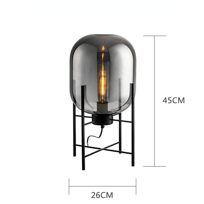 Yacinen Glass Floor/Table Lamp - HomeCozify