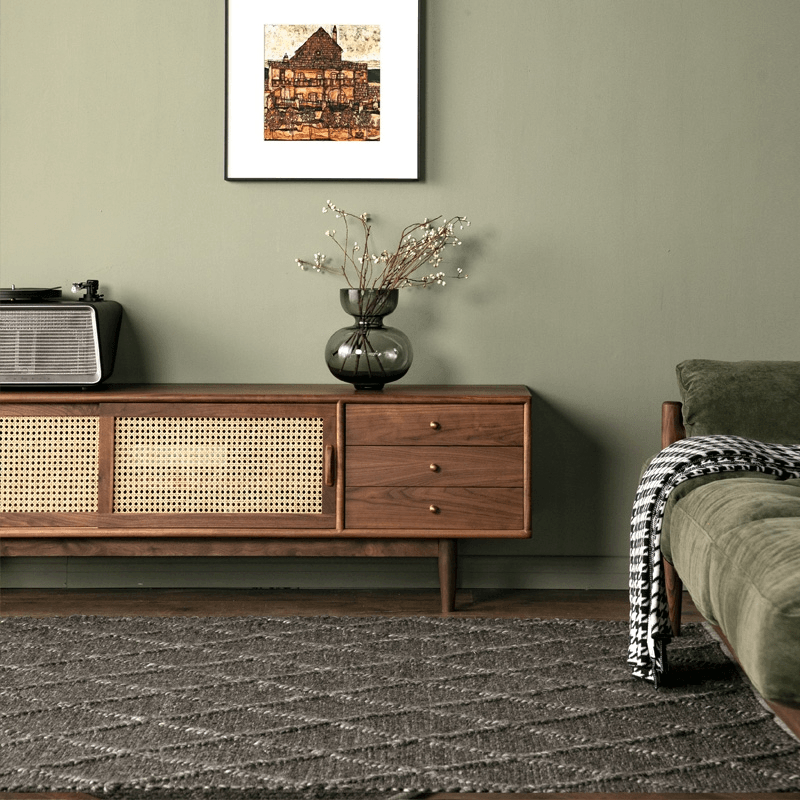 Yetta Rattan TV Stand - HomeCozify