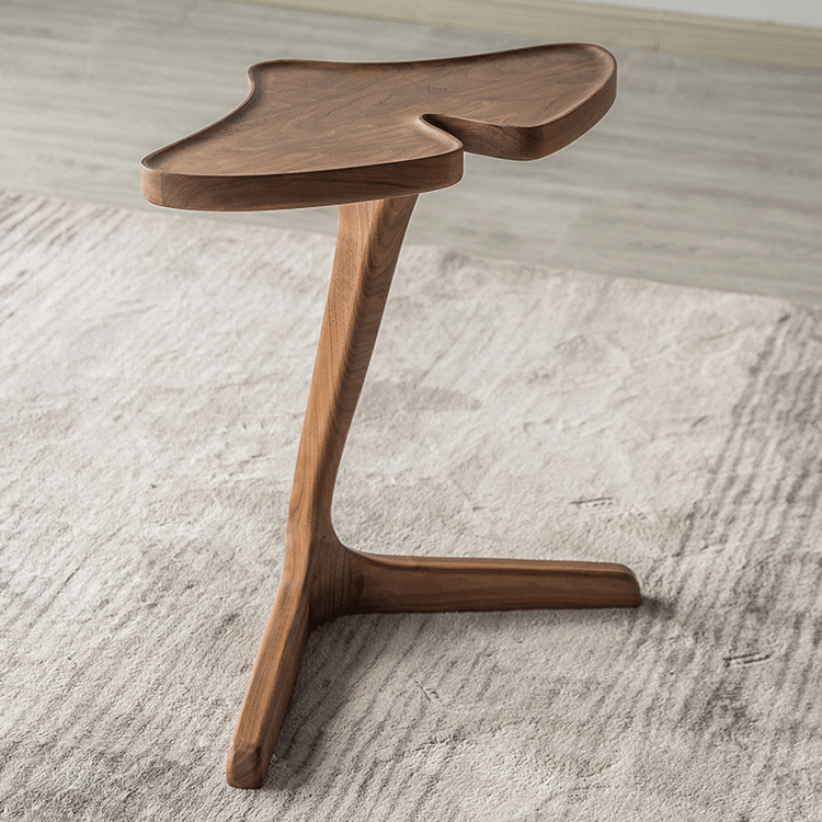 Zoe Solid Wood Side Table - HomeCozify