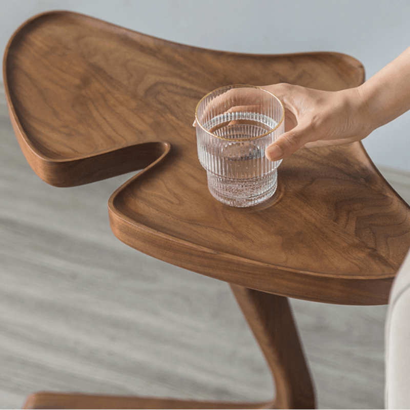 Zoe Solid Wood Side Table - HomeCozify